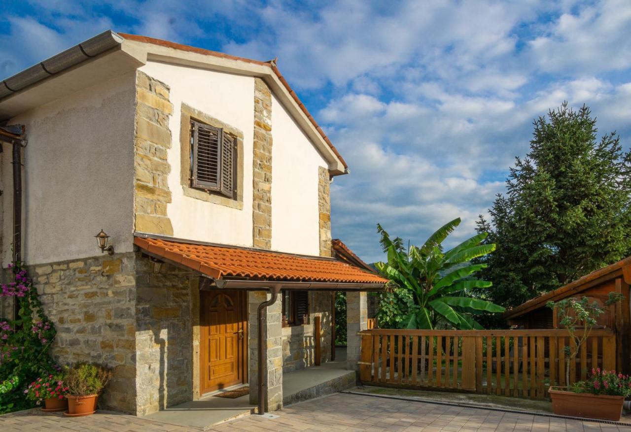 Istrian Stone House With A Big Garden Villa Marezige Bagian luar foto